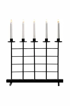 Cheap Sähkökynttelikkö Metallia, 5 Lamppua 51 Cm Jouluvalot