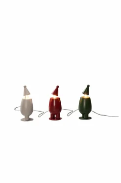 Sale Sähkökynttelikkö Puuta, 3 Lamppua LED 14,8 Cm Jouluvalot