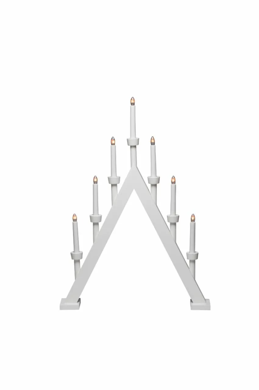 Shop Sähkökynttelikkö Puuta, 7 Lamppua 65 Cm Jouluvalot