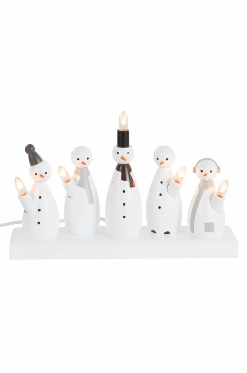 New Sähkökynttelikkö Snowman 21 Cm Jouluvalot
