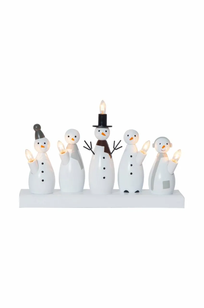 New Sähkökynttelikkö Snowman 21 Cm Jouluvalot