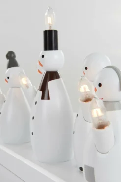 New Sähkökynttelikkö Snowman 21 Cm Jouluvalot