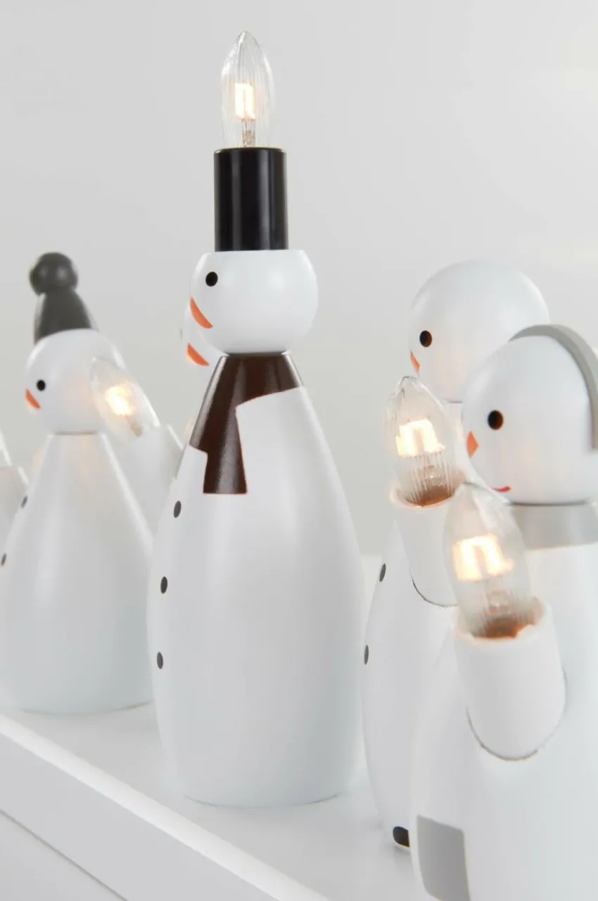New Sähkökynttelikkö Snowman 21 Cm Jouluvalot