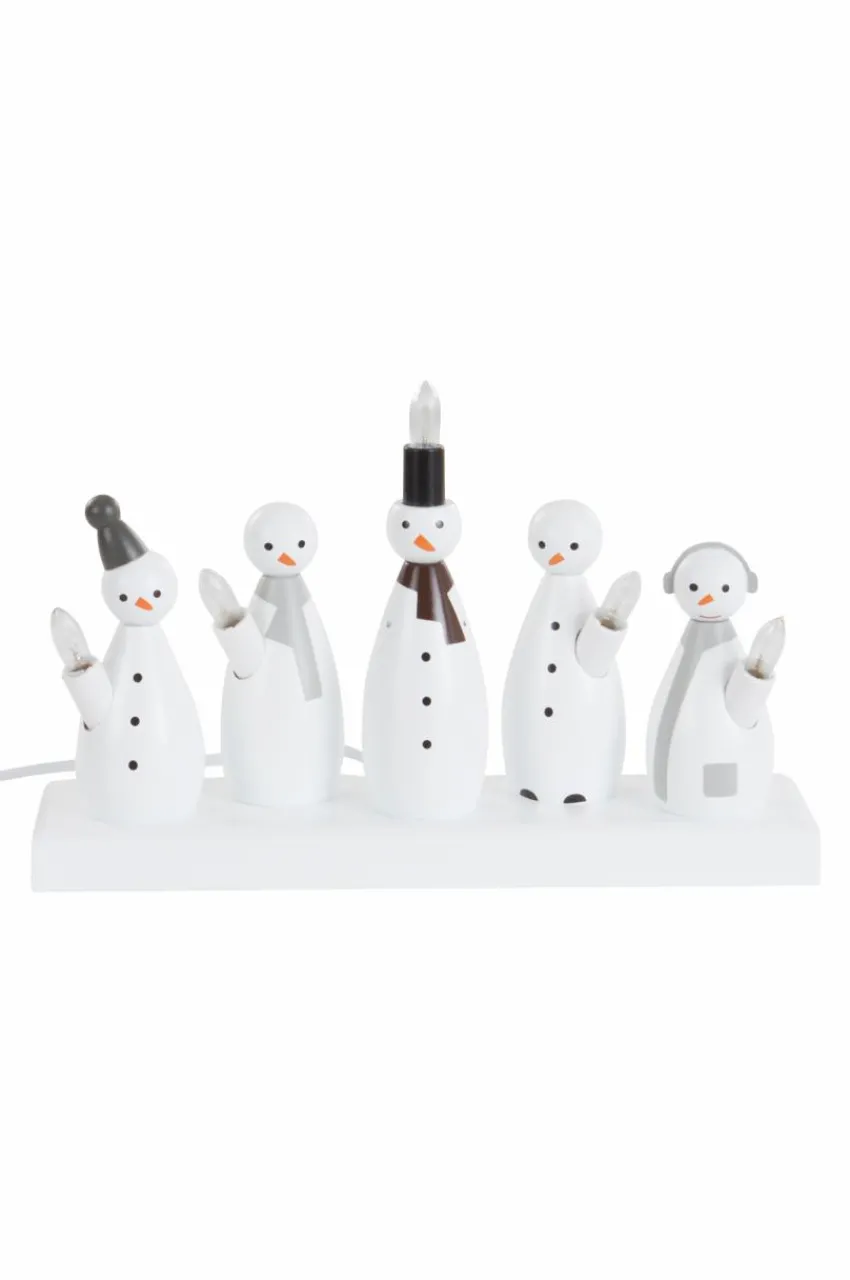 New Sähkökynttelikkö Snowman 21 Cm Jouluvalot