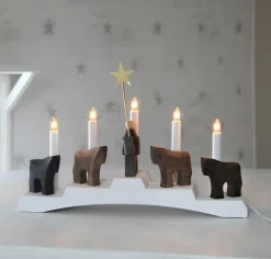 New Staffans Fålar Sähkökynttelikkö Jouluvalot