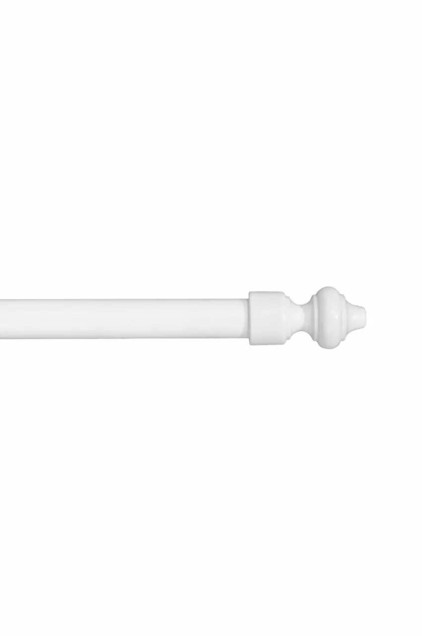 Clearance Verhotanko 28 Mm, 160 Cm, Valkoinen Verhotangot