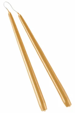 Store VICKAN METALLIC Antiikkikynttilät, 2/pakk. - Korkeus 35 Cm Kynttilät|Joulukoristeet