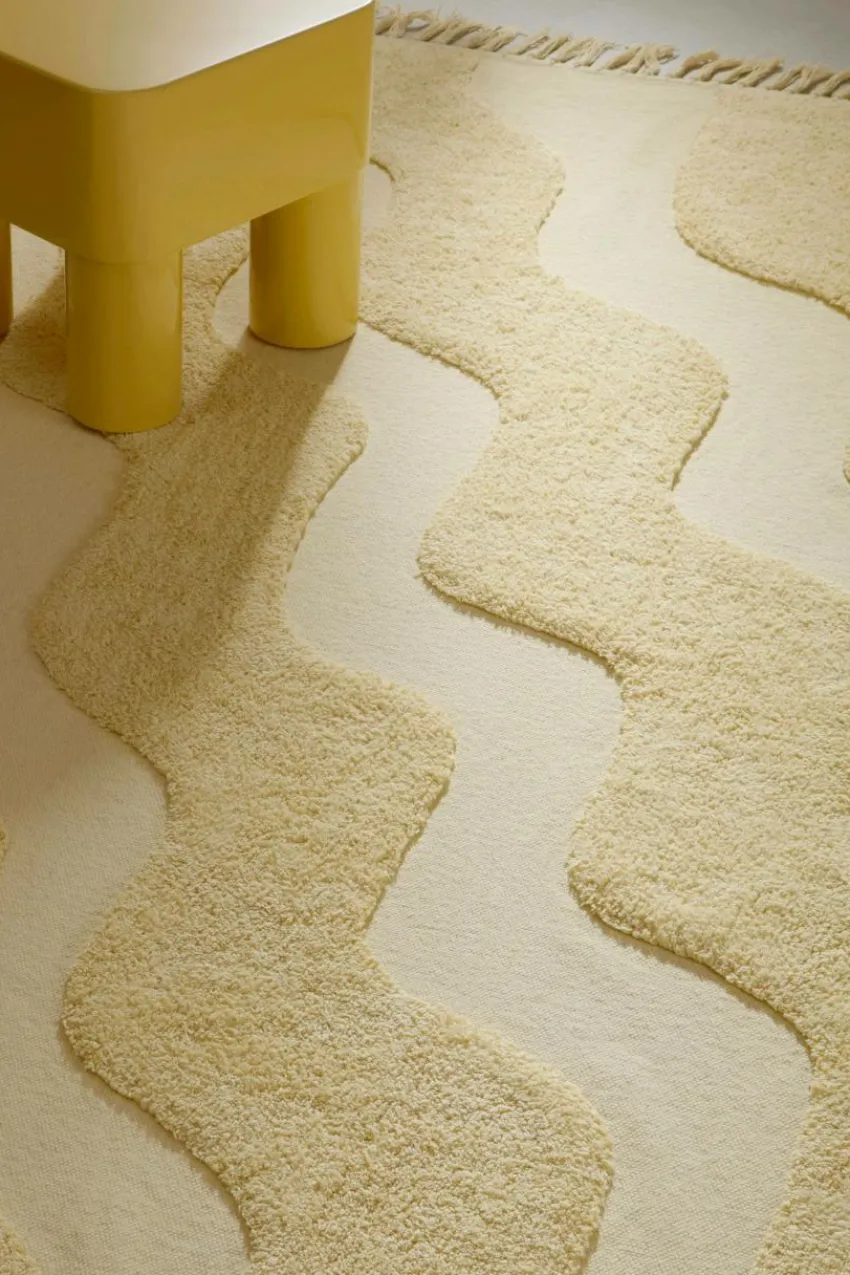 Flash Sale WAVING Puuvillamatto Orgaaninen 130x190 Cm Puuvillamatot & Räsymatot|Lasten Matot