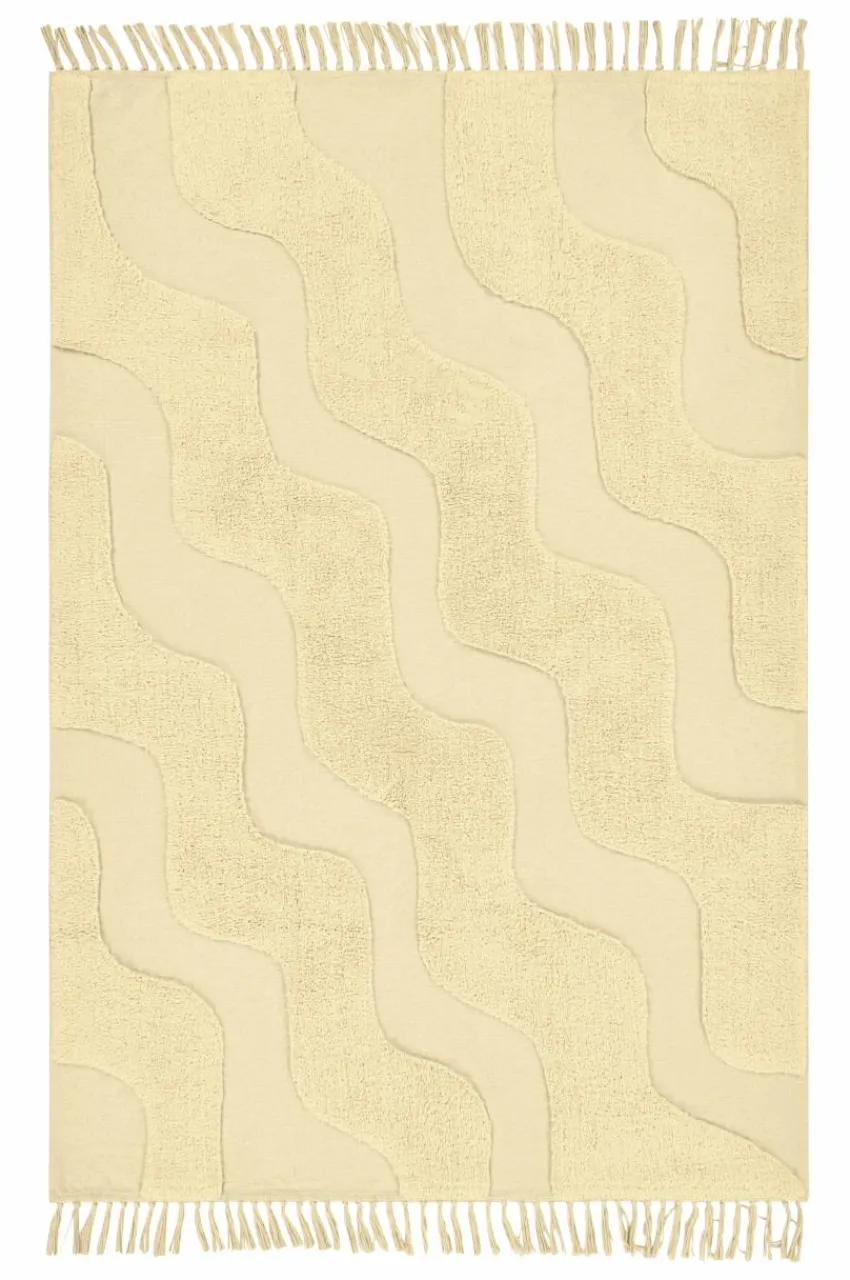 Flash Sale WAVING Puuvillamatto Orgaaninen 130x190 Cm Puuvillamatot & Räsymatot|Lasten Matot