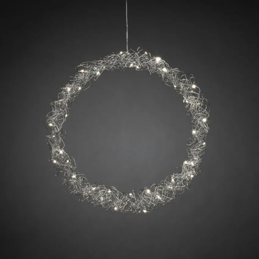 Discount WREATH Seppele LED-valolla ø 45 Cm Jouluvalot